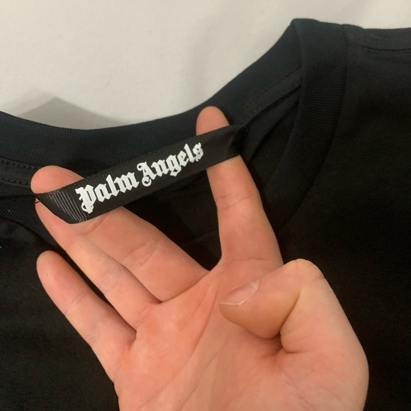 Palm Angels Artistic Black T-Shirt - Picture 3 of 4